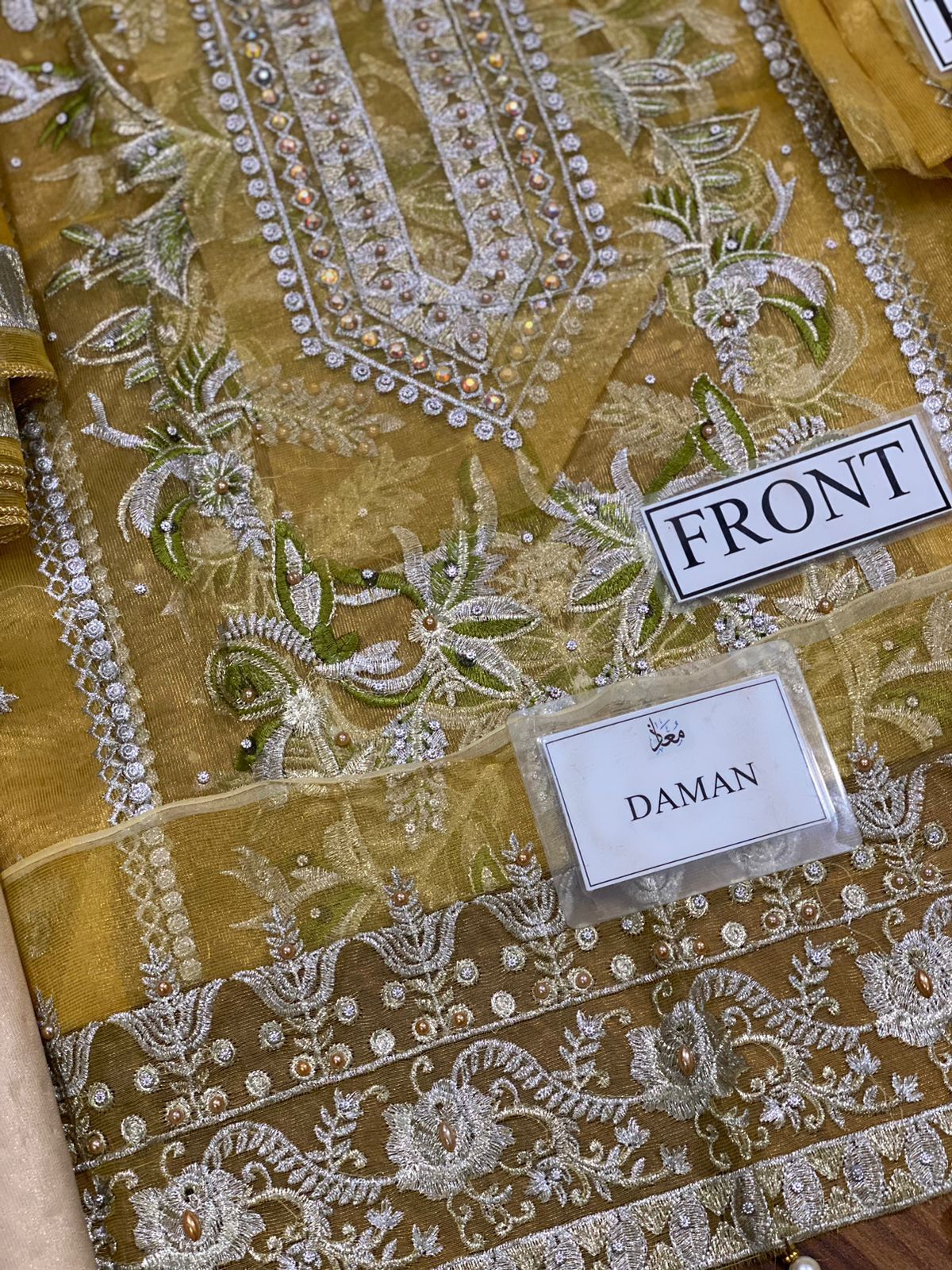 Yellow Masoori Dress