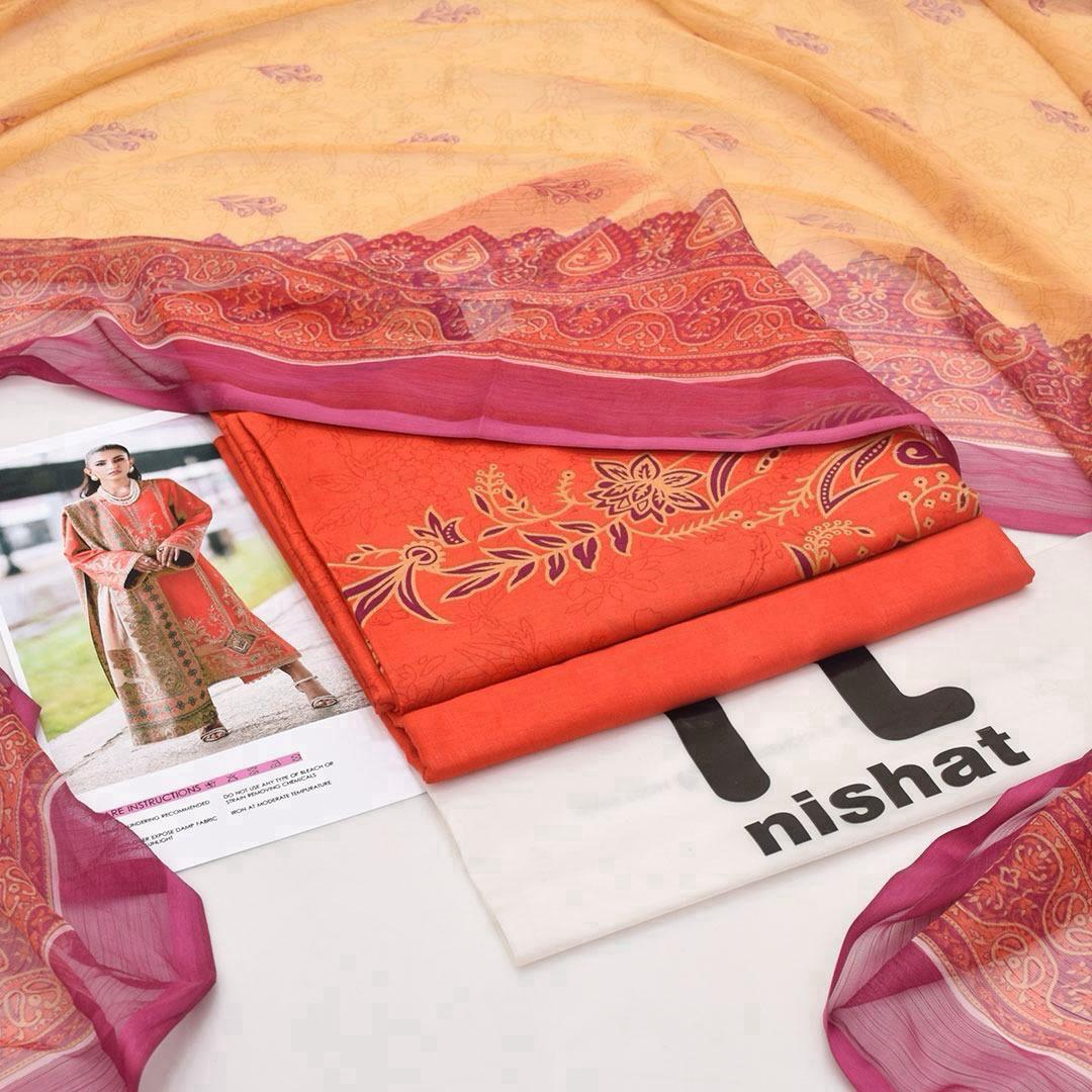 Nishat – Premium Printed Lawn 3-Piece Suit