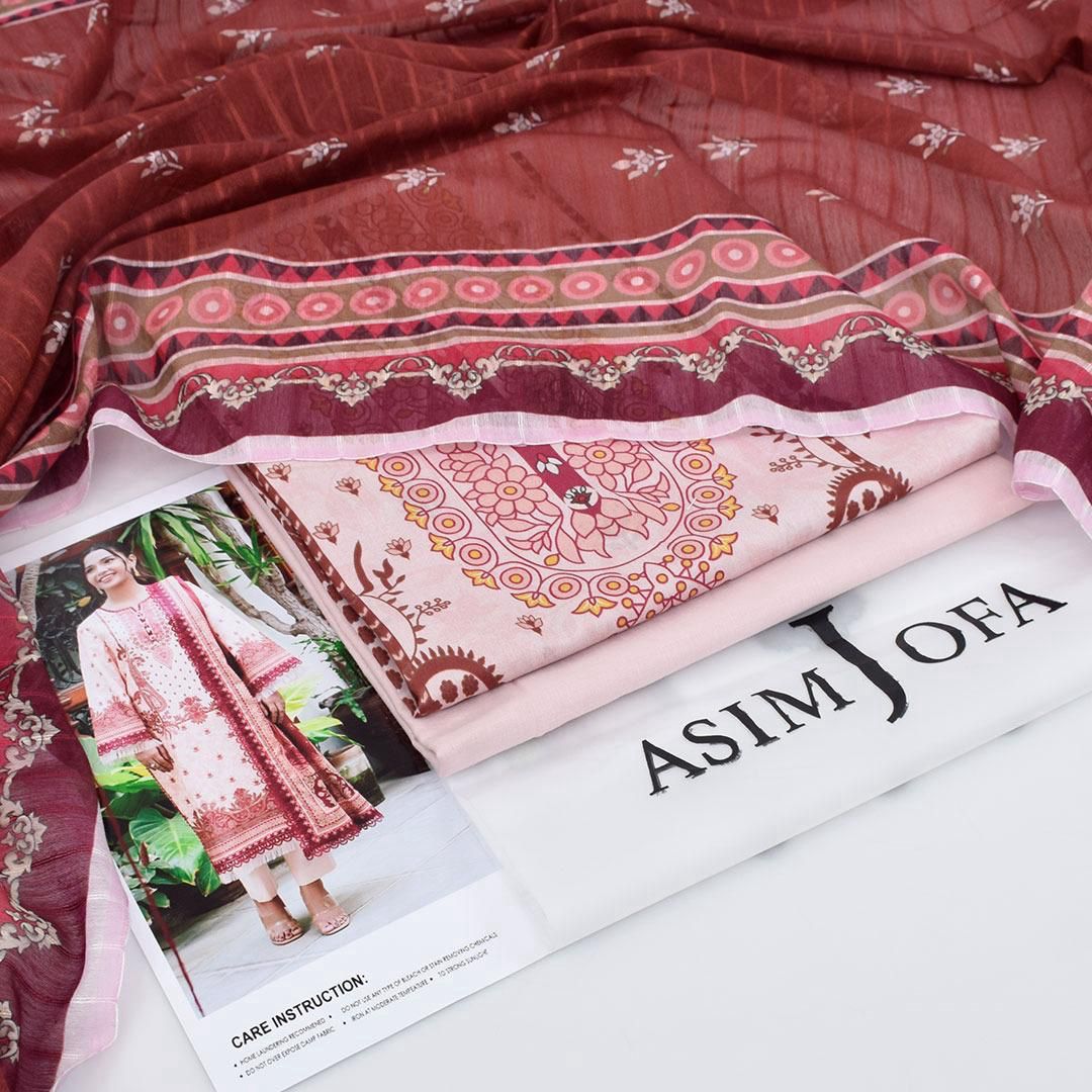 Asim Jofa-Inspired 3-Piece Printed Lawn Suit