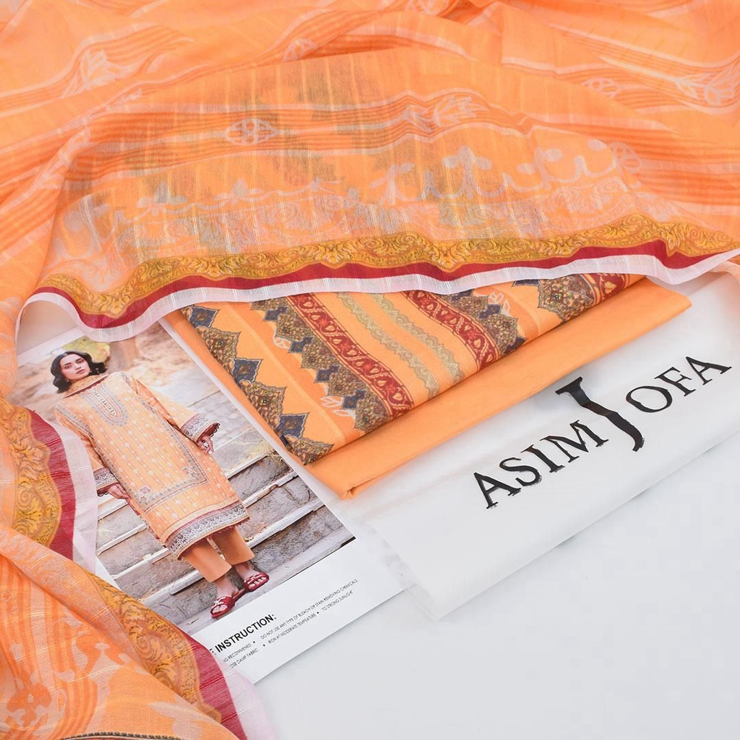Asim Jofa-Inspired 3-Piece Printed Lawn Suit