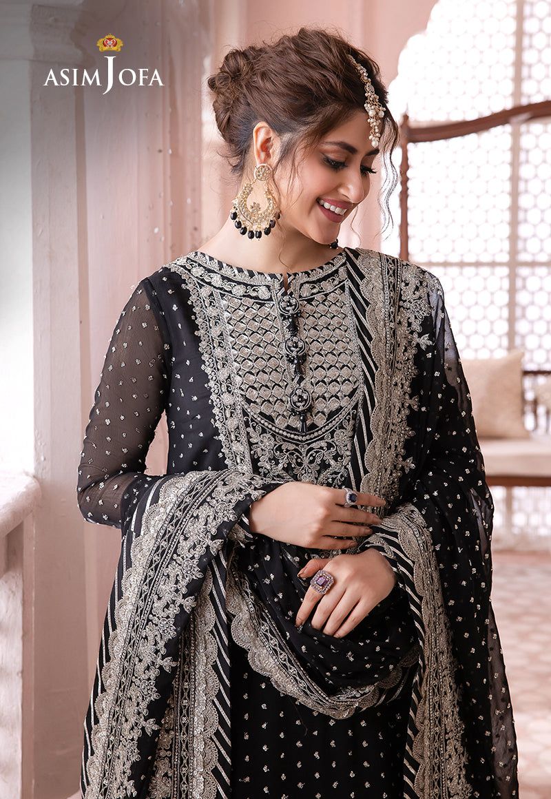 Asim Jofa Inspired–Fancy Chiffon