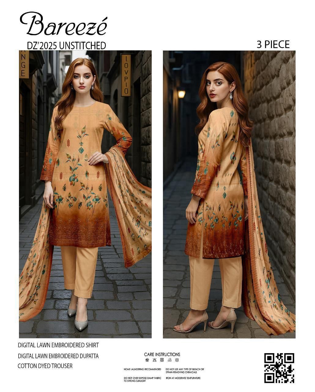 Summer Breeze Lawn Suit