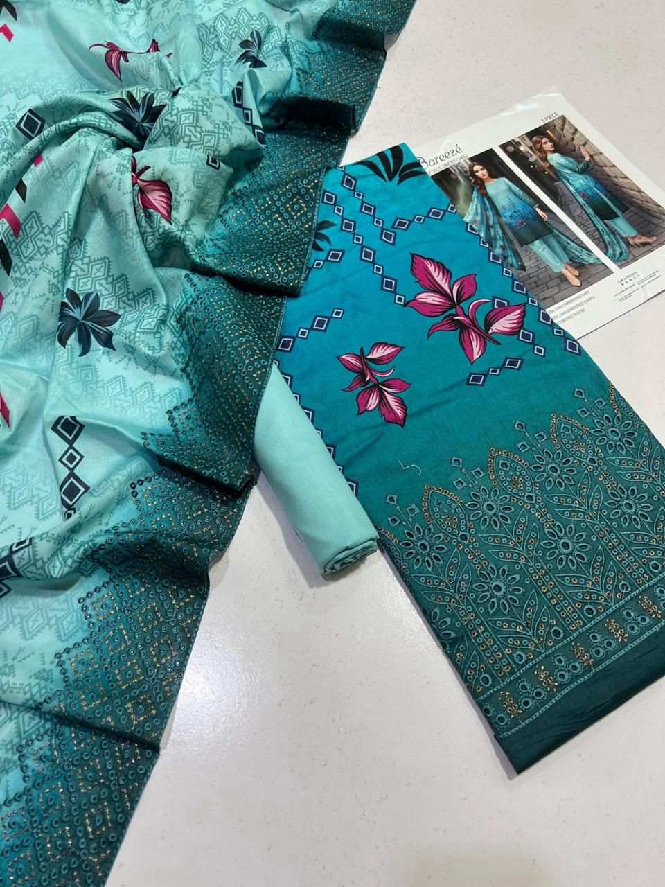 Summer Breeze Lawn Suit