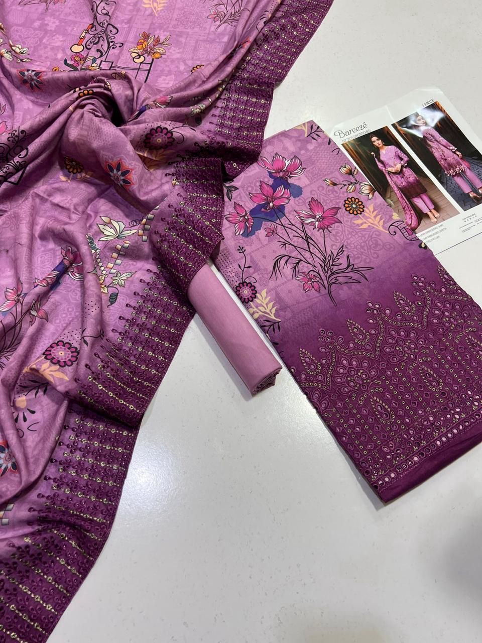 Summer Breeze Lawn Suit