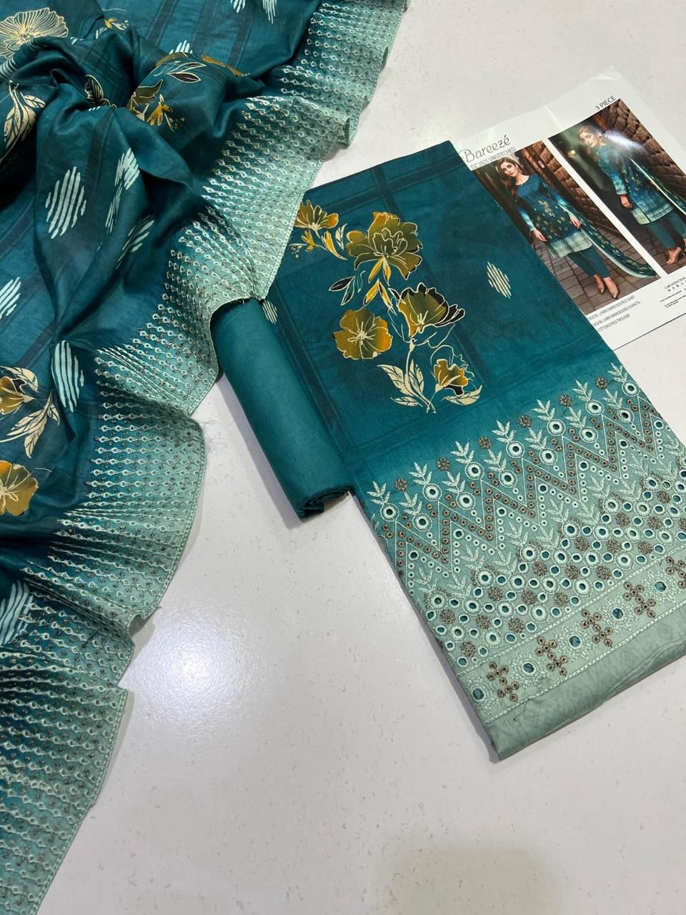 Summer Breeze Lawn Suit