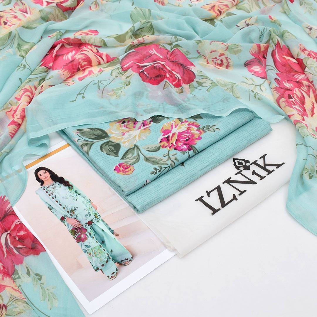 Iznik-Inspired Lawn Suit