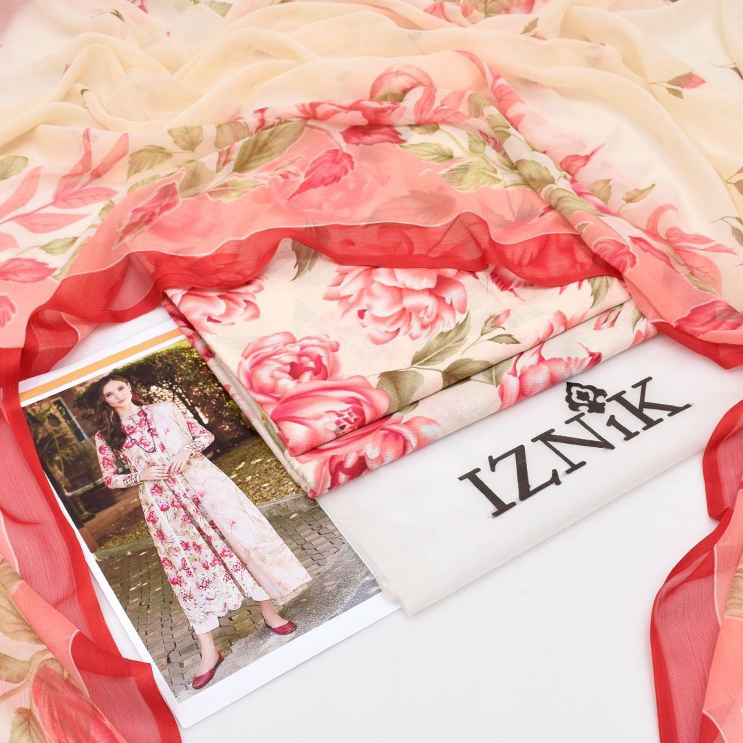Iznik-Inspired Lawn Suit