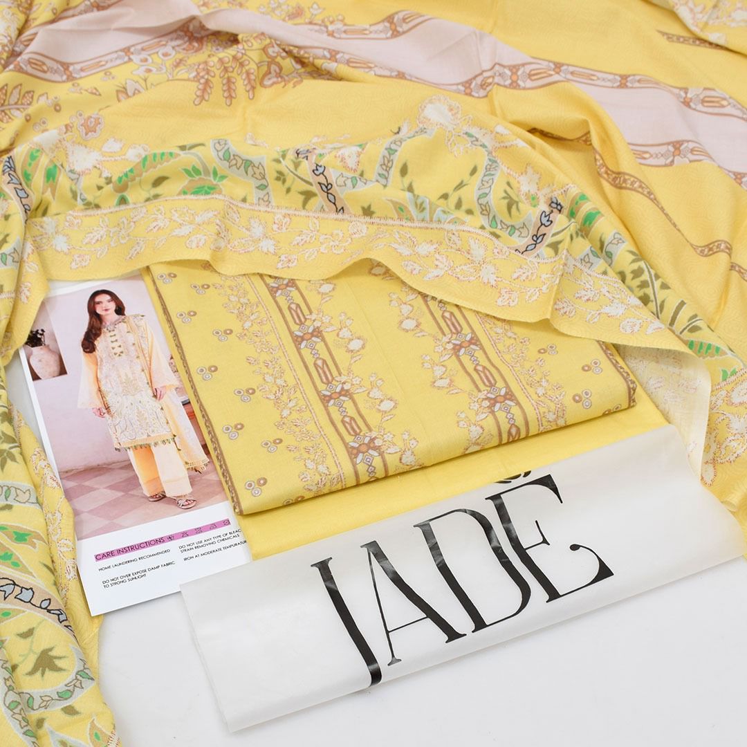 Jade-Inspired Printed Lawn Suit