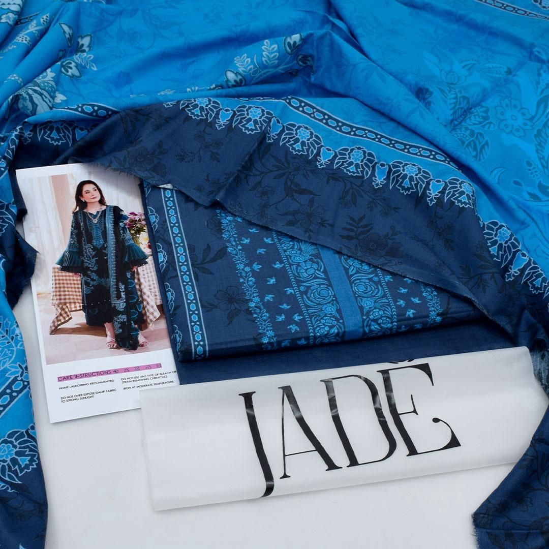 Jade-Inspired Printed Lawn Suit
