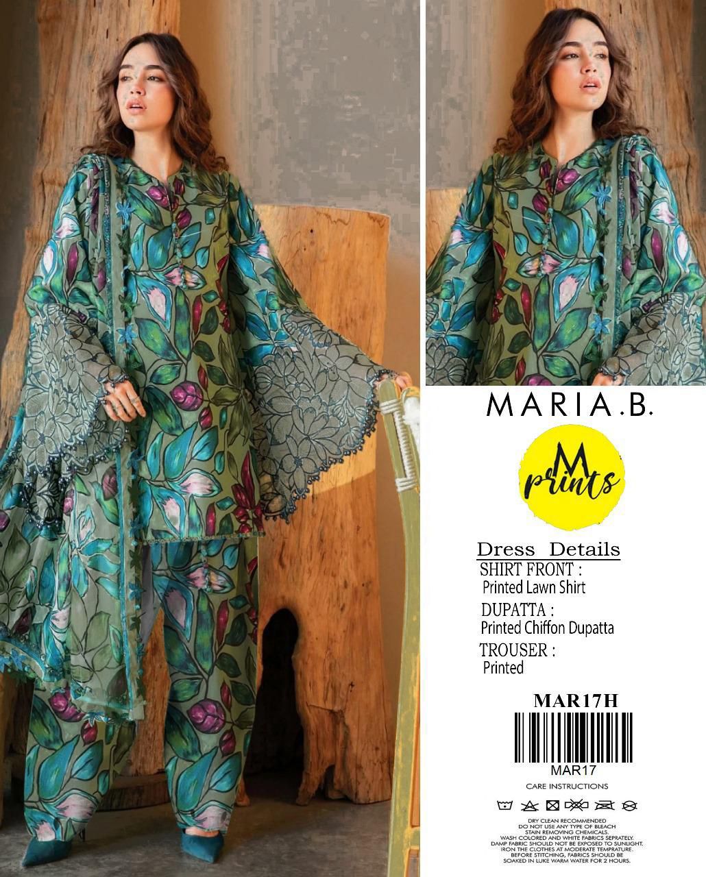 Maria.B-Inspired Lawn Suit