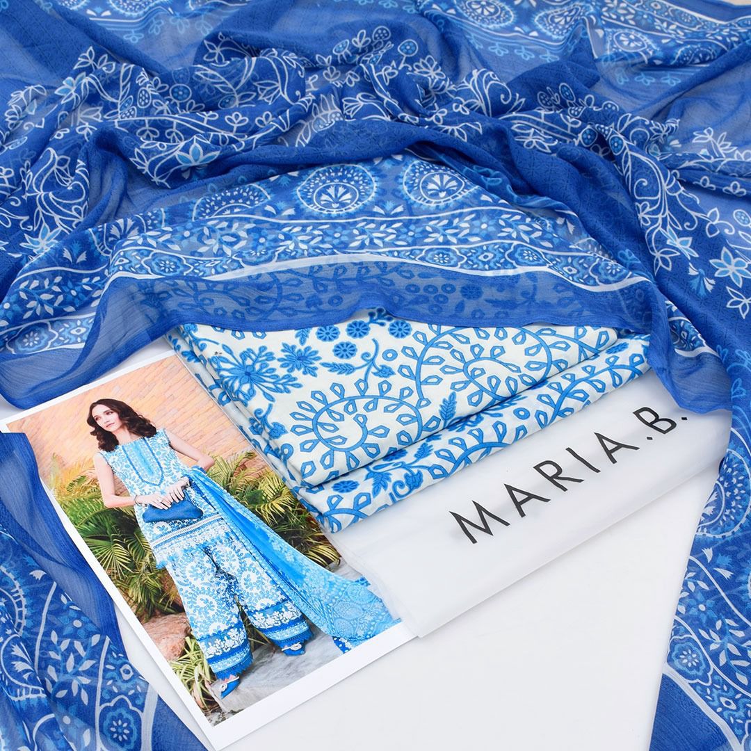 Maria.B-Inspired Lawn Suit