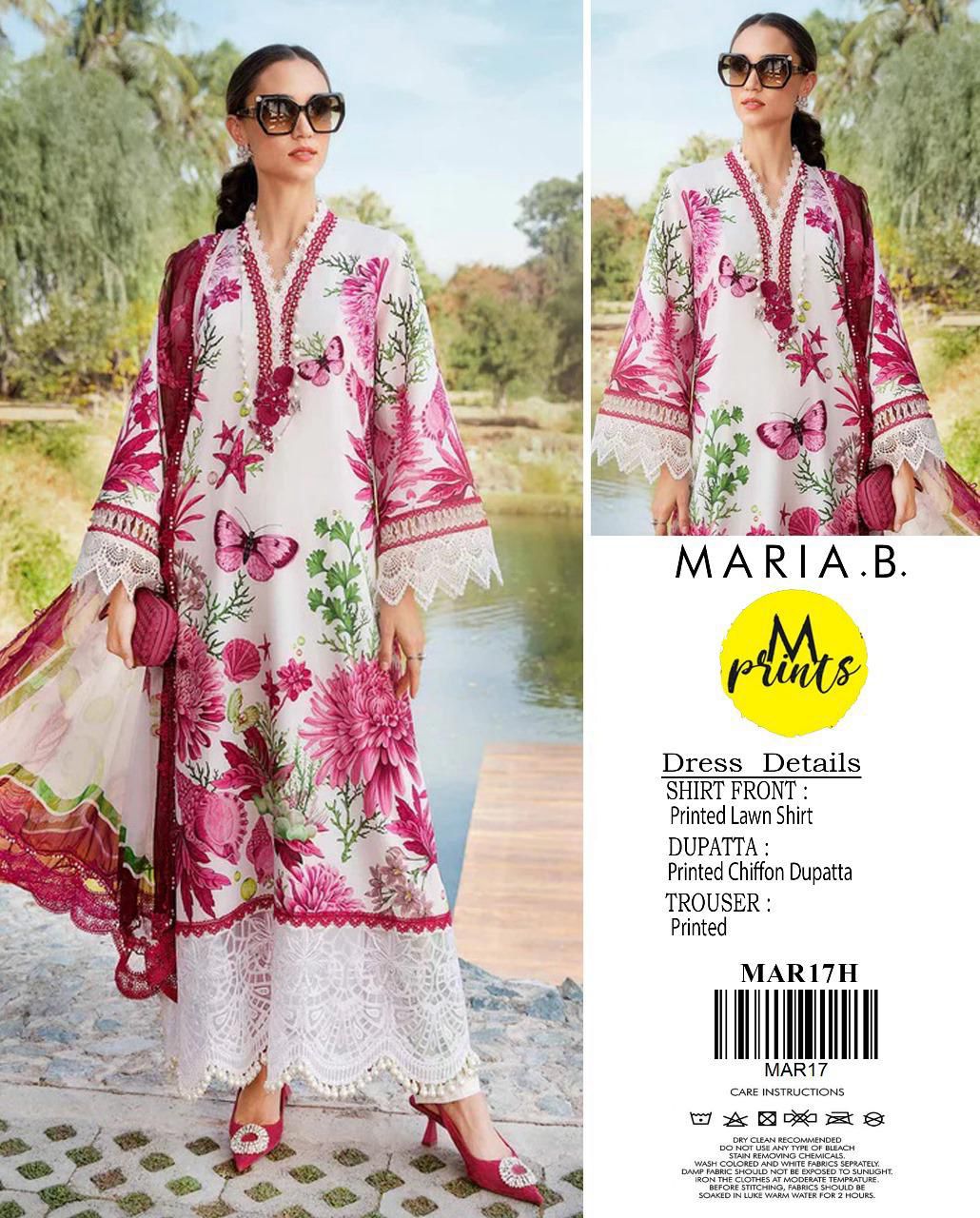 Maria.B-Inspired Lawn Suit