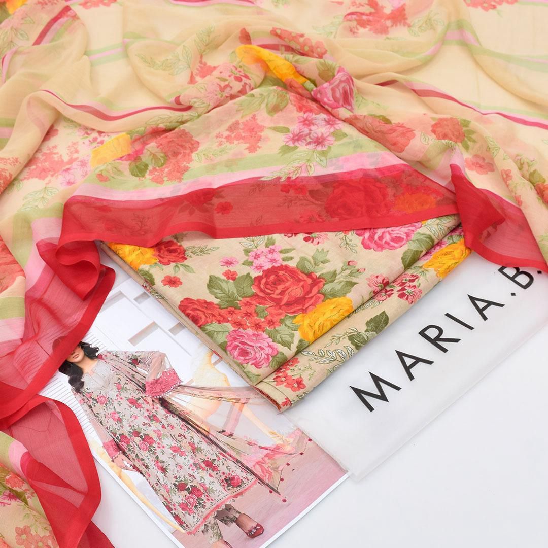 Maria.B-Inspired Lawn Suit
