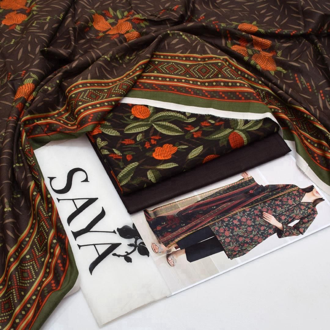 Saya Tana Dora – Lawn Suit (Unstitched)