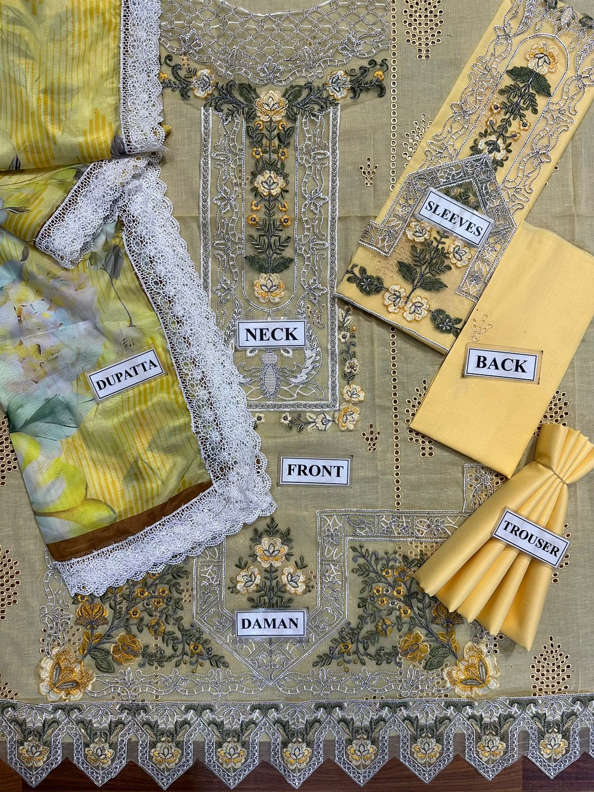 Adan Libas – Luxury Chikankari Lawn 3-Piece Suit with Silk Dupatta