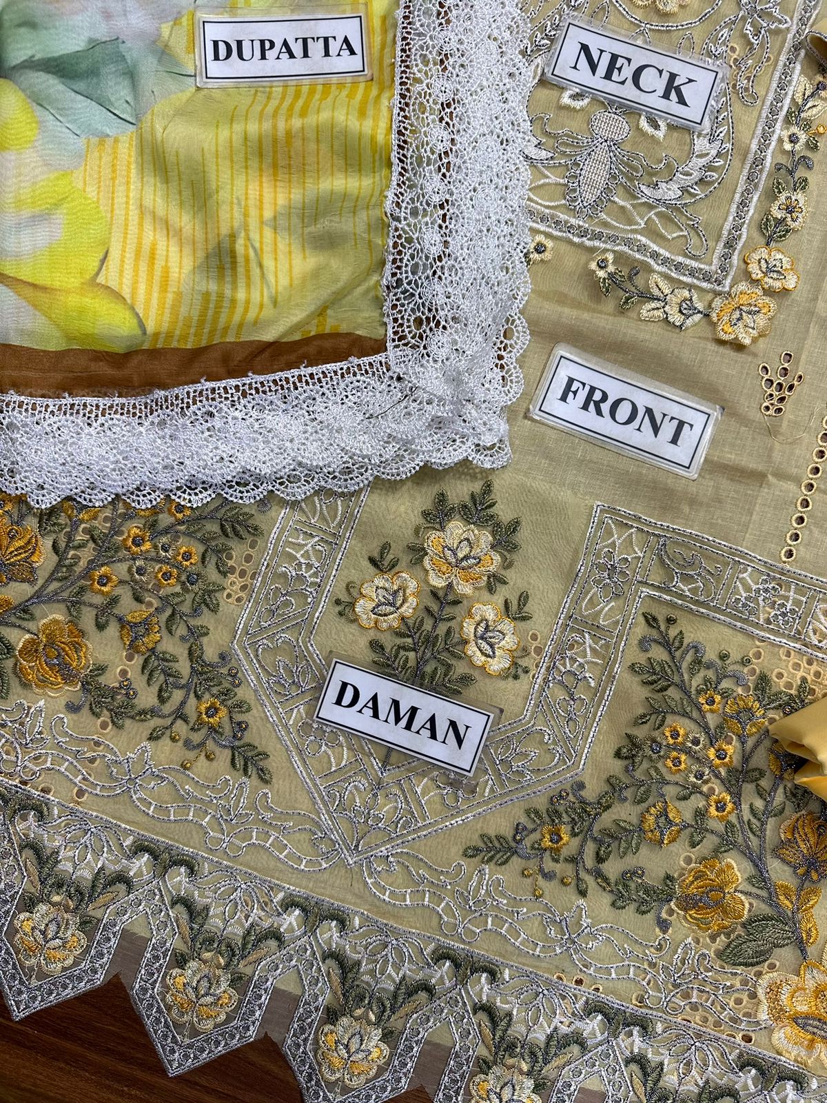 Adan Libas – Luxury Chikankari Lawn 3-Piece Suit with Silk Dupatta