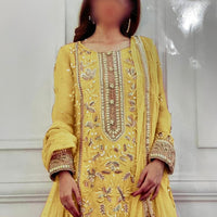 Yellow Masoori Dress