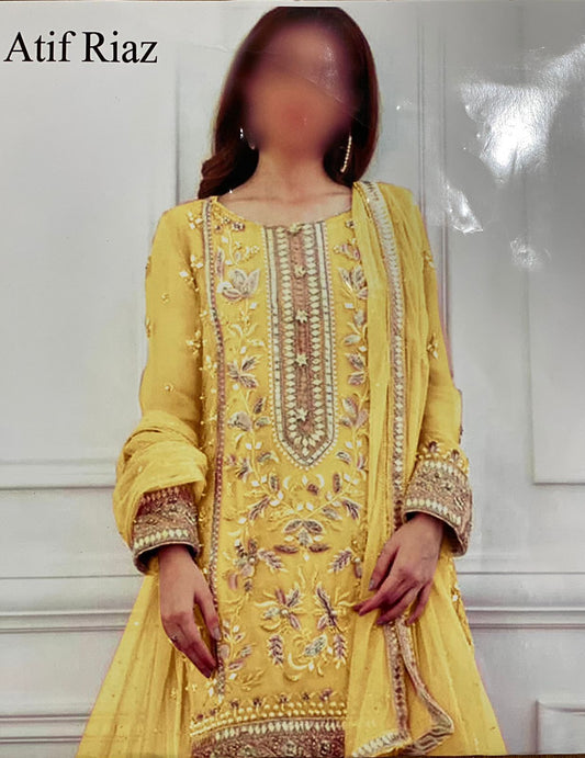 Yellow Masoori Dress
