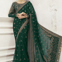 Maria B Inspired – Black Wedding Saree