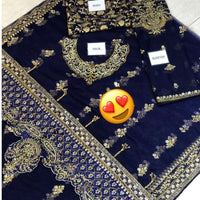 Maria B Inspired – Black Wedding Saree