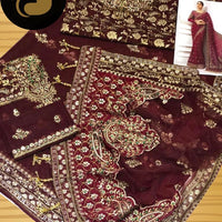 Maria B Inspired – Black Wedding Saree