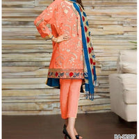 Khaadi Inspired 3-Piece Embroidered Lawn Suit