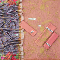 Khaadi Inspired 3-Piece Embroidered Lawn Suit