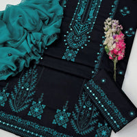 Bareeze Inspired – Luxury Embroidered Lawn Suit