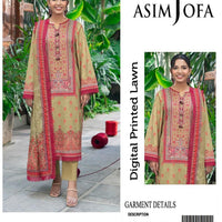 Asim Jofa-Inspired 3-Piece Printed Lawn Suit