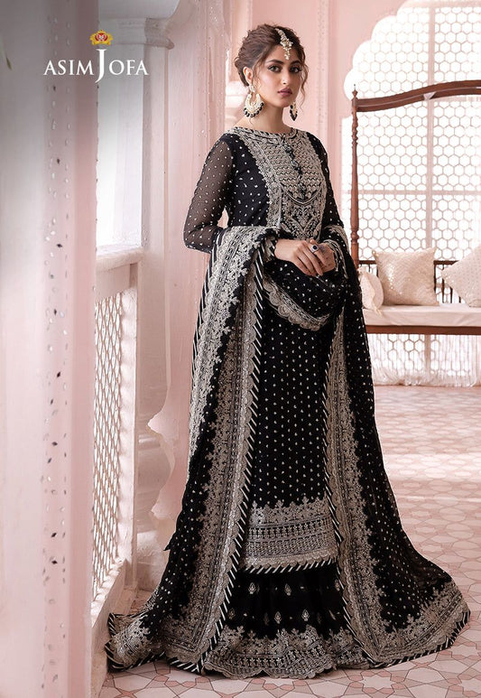 Asim Jofa Inspired–Fancy Chiffon