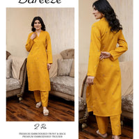 Bareeze Inspired 2PC Lawn Suit – Embroidered Elegance