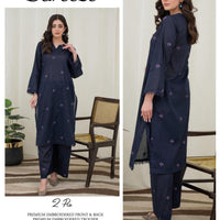 Bareeze Inspired 2PC Lawn Suit – Embroidered Elegance