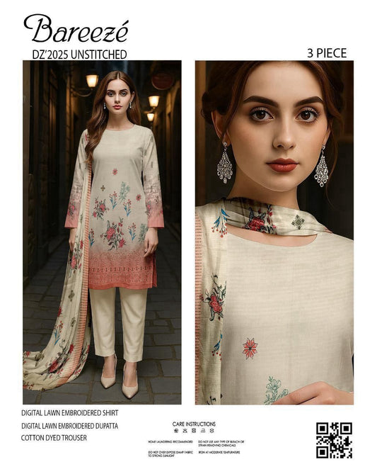 Summer Breeze Lawn Suit