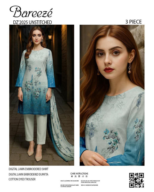 Summer Breeze Lawn Suit