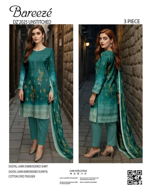 Summer Breeze Lawn Suit