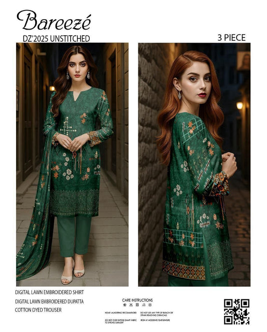 Summer Breeze Lawn Suit