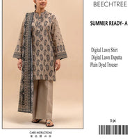 Beechtree 3-Piece Printed Lawn Suit