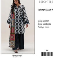 Beechtree 3-Piece Printed Lawn Suit