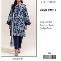 Beechtree 3-Piece Printed Lawn Suit