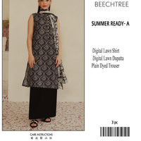 Beechtree 3-Piece Printed Lawn Suit
