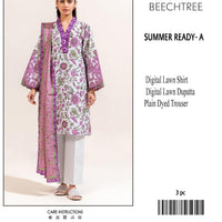 Beechtree 3-Piece Printed Lawn Suit