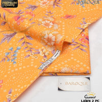 Baroque-Inspired 2-Piece Digital Printed Lawn Suit