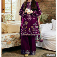Emaan Zara Inspired 3-Piece Embroidered Lawn Suit