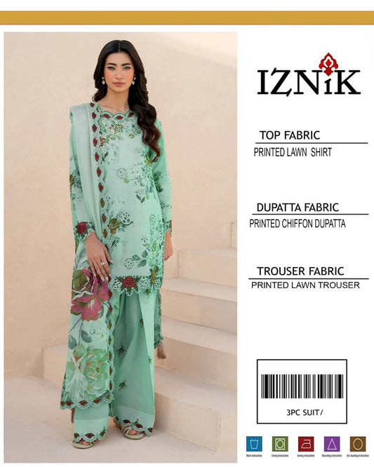 Iznik-Inspired Lawn Suit