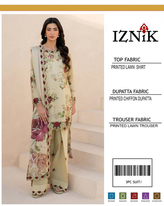 Iznik-Inspired Lawn Suit