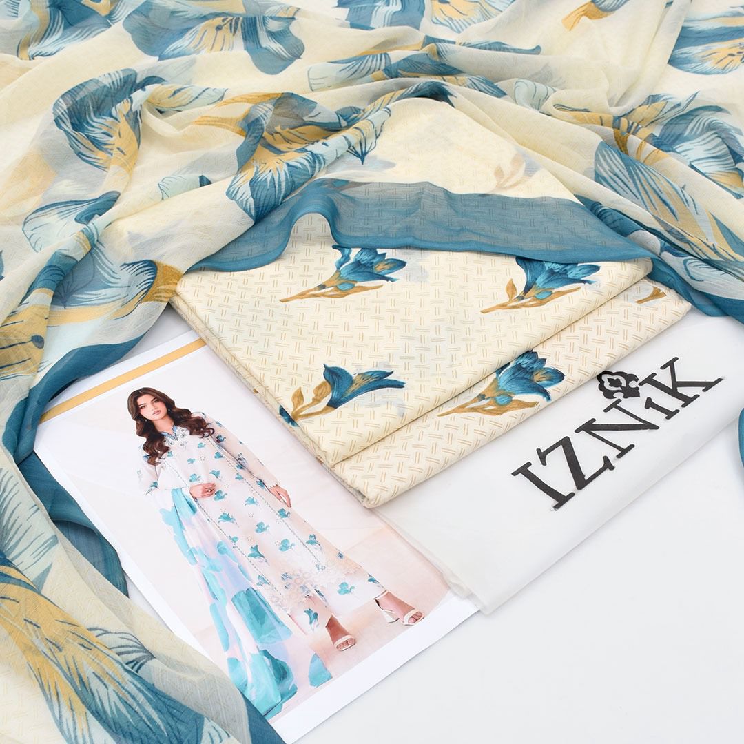 Iznik-Inspired Lawn Suit