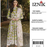 Iznik-Inspired Lawn Suit