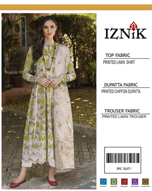 Iznik-Inspired Lawn Suit
