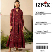 Iznik Premium Lawn Suit