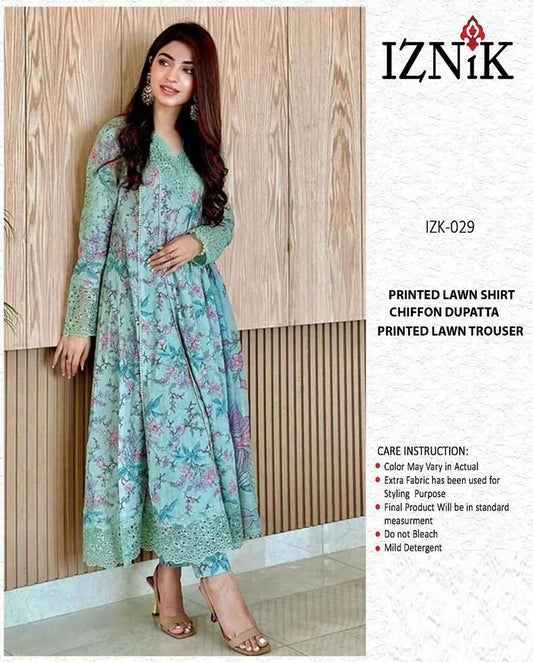 Iznik Premium Lawn Suit